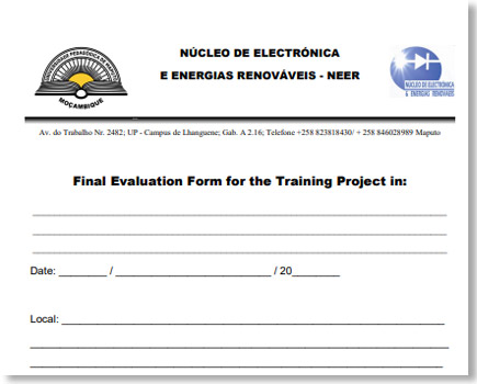 Evidence 6 - Course Evaluarion form